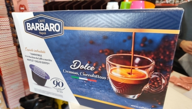Caff Barbaro Miscela Nera | 90 capsule compatibili Dolce Gusto